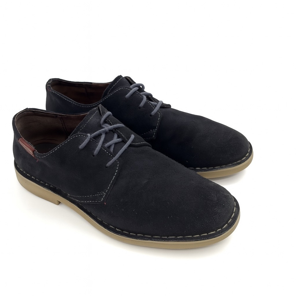 Johnston & Murphy Suede Shoes Sz 8.5 | Dark Gray | Dress or Casual | Lace-Up